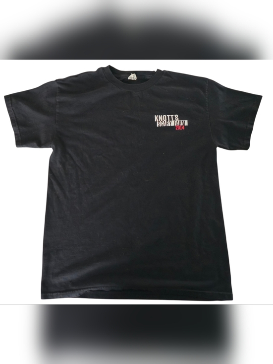 Alstyle Other - Elvira Knott’s Scary Farm 2014 Shirt Mens M Black Halloween Horror Graphic Tee